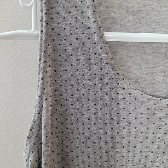 Women's Grey Brown Shift Dress - Picture 5 of 7